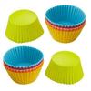 10 Stück Runde Silikon Kuchen Muffin Cupcake Form Maker Wiederverwendbares Gebäck Backwerkzeug