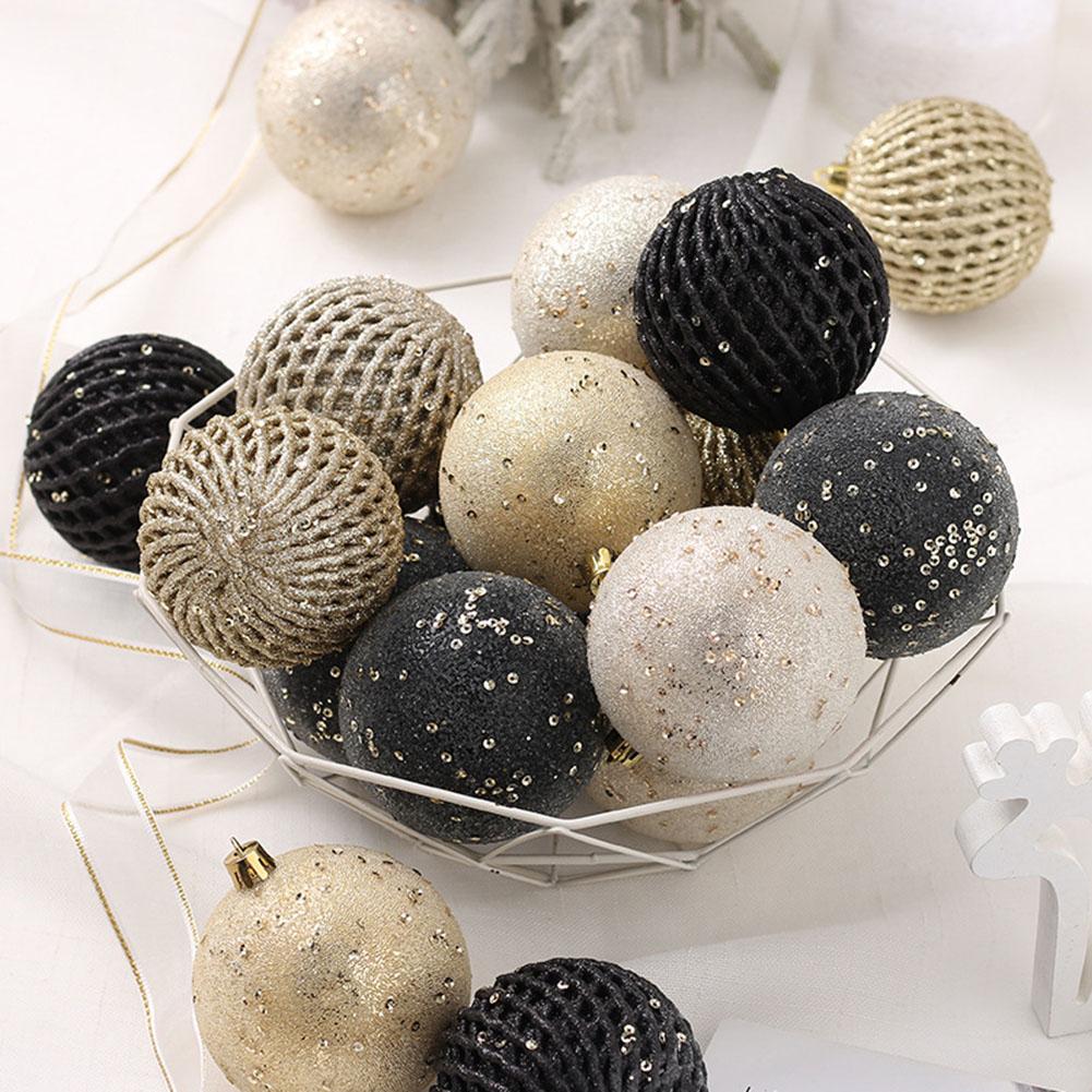 Christmas Balls 12 Pcs Shatterproof 8 Cm Ccessories