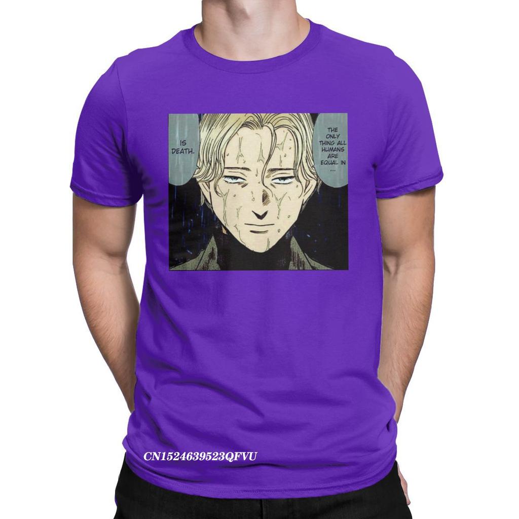 Monster Johann Naoki Urasawa T-Shirts For Men Cool Cotton Tees Round Collar Harajuku Tshirt New Arrival Clothing