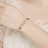 Butterflykiss Luxury 3/4/5/6.5MM Colored Rainbow Tennis Moissanite Bracelets Plated Gold 925 Silver Fine Jewelry Gift