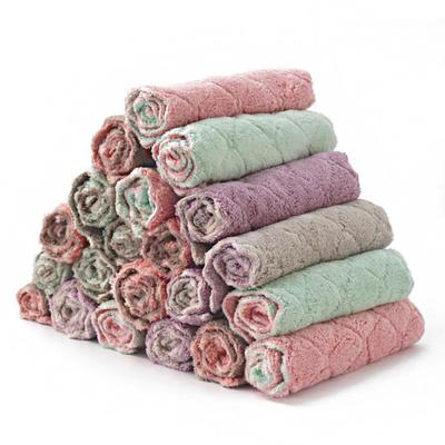 H&K Store-toalla de mano absorbente de agua de doble cara, paño de limpieza para lavar platos de cocina, 5 uds.