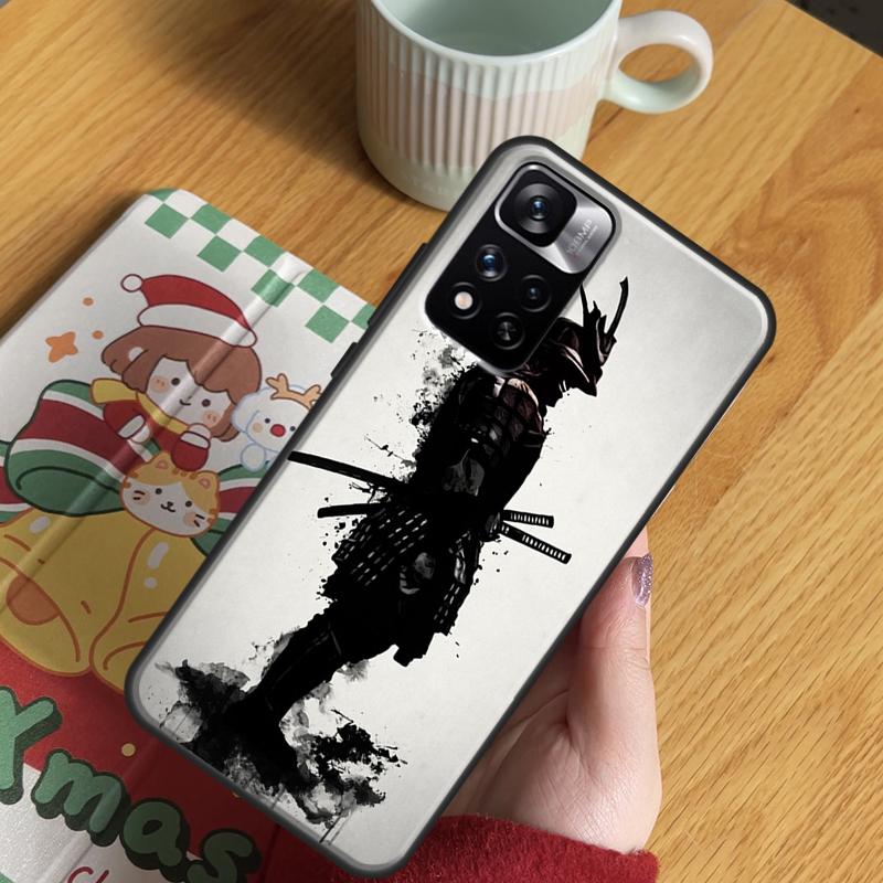 Japanese Samurai Ninja Case For Xiaomi Redmi Note 14 13 12 11 10 9 15 Pro Plus Redmi 15C 13 10C 12C 13C 14C 15 Cover