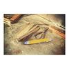 TROIKA 5.6mm Drop Lead Holder Clutch Pencil Zimmermann Carpenter's Pencil 5.6mm HB Lead Centimeter/Inch Ruler Integrated Sharpener Yellow