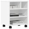 Support d imprimante avec roulettes blanc 41x32x48 cm
