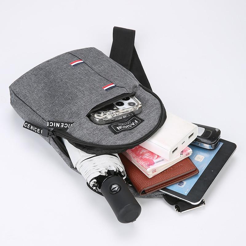 Mens Oxford Fabric Crossbody Bag With Wearresistant Material For Casual Travel