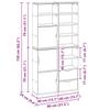 Side Cabinets 4 Pcs ODDA 40x24x79 Cm Solid Pine Wood