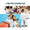 Plug Adapter Multifunction Universal EU US AU Socket Adapter Plug Converter 10A Electrical Socket Type E/F Plug Travel Adapter AC Outlet