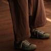 Johnature Women Vintage Pants Spring Chinese Style Pockets Solid Color Loose Soft Elastic Waist Trousers