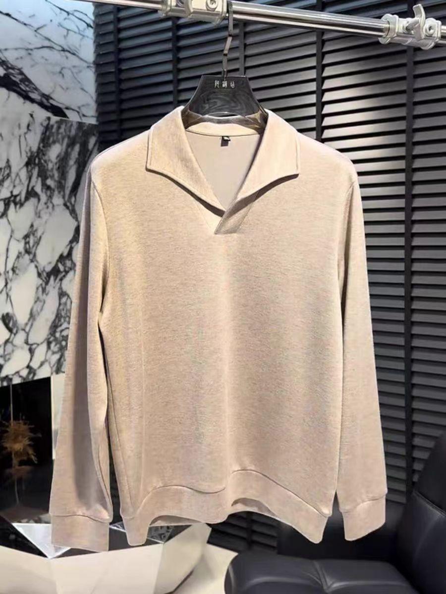 polo Long Sleeve T-Shirt Men s Casual Fashion Versatile Slim Fit Top S
