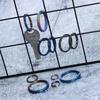 10~32mm Titanium Alloy Camping Travel Goods Portable Holder Key Ring EDC Keychain Keyring Buckle