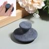 1Pc Smooth Mushroom Shape Face Massage Stone Lava Basalt  Stone For Spa Massage Therapy Body Facial Massage Stone