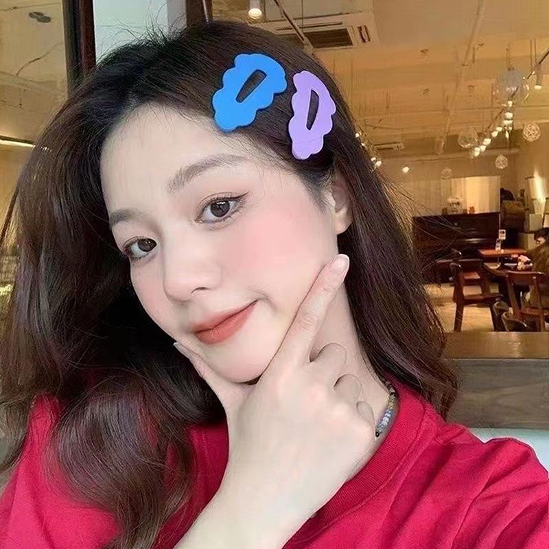 10PCS Fashion Women Hair Accessories Candy Color Hairpin Cloud Fairy Hair Clip Spring Summer Style Barrette Girls Headdress