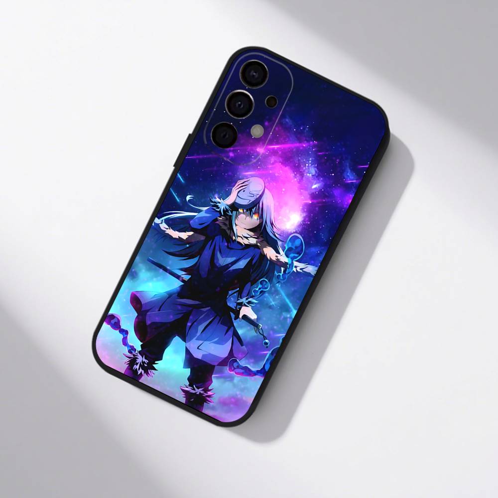 T-Tensei Slime R-Rimuru Anime Phone Case For Samsung S25,S24,S21,S22,S23,S30,Ultra,S20,Plus,Fe,Lite,5G Black Cover