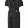 Elegant Slimming Workwear Dress for Front Desk and Beauty Therapist
