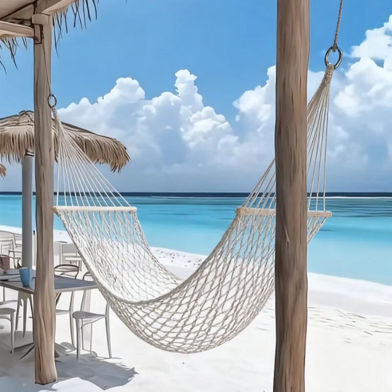 OLOEY Anti-Rollover Cotton Net Hammock