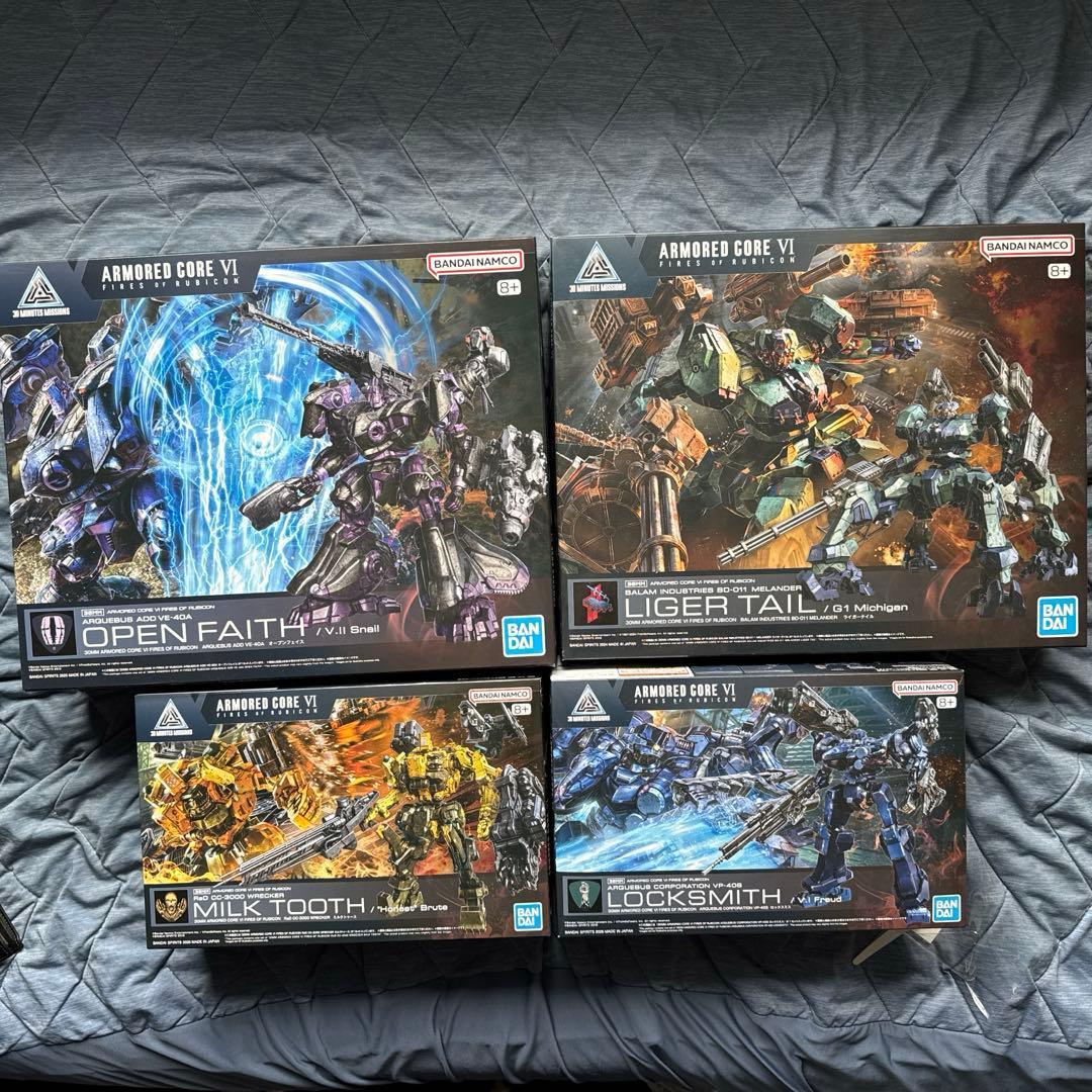 Used Armored Core 30mm 4 piece set