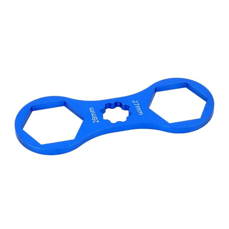 2pcs Aluminum Alloys Bicycles Front Fork Caps Wrench Removal & Installation Spanner Bicycles Bottom Brackets Removal Tool