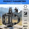 BUCKLOS Dual Function Bike Pedal Flat Clipless Cycling Pedals Platform with Cleats Bicycle Pedals for SPD SL Carbon Bike Parts