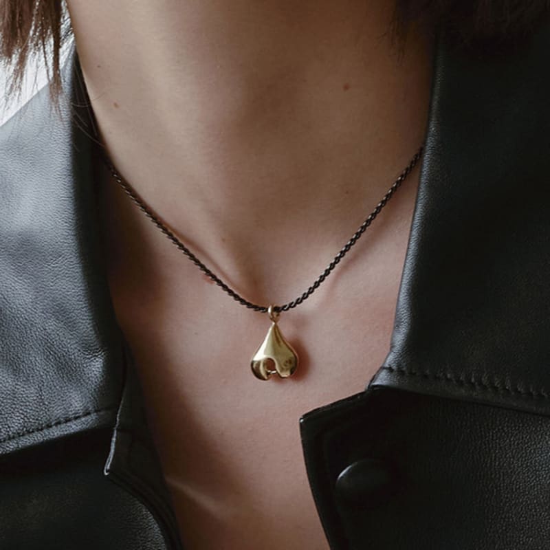 

YUSOWA BLOOM DROP NECKLACE(2COLOR) WHITE GOLD