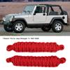 2pcs Car Door Restriction Rope Protection Limiting Strap Fits for Jeep Wrangler TJ 1997-2006Red