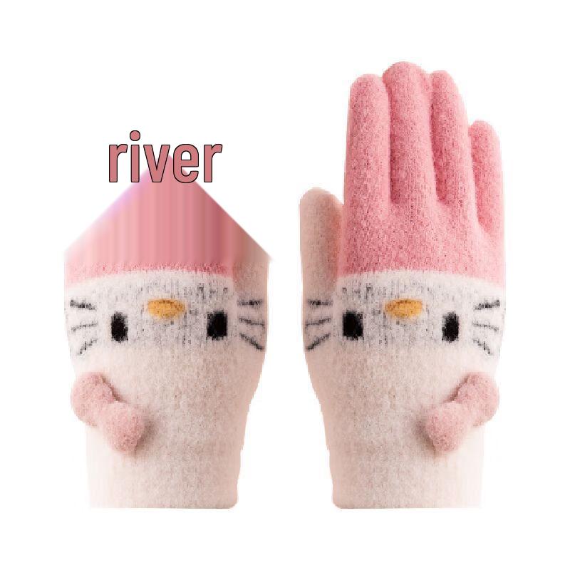 Xionglai Kids  Winter Warm Five-Finger Gloves