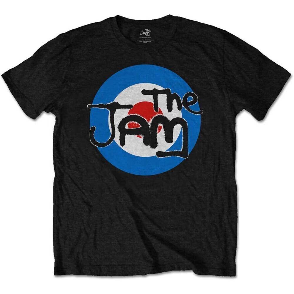 

Official The Jam Spray Target Logo Mens Black T Shirt The Jam Classic Tee Unisex T-Shirt L