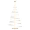 VidaXL Arbre de Noël en bois pour décoration 180 cm bois massif de pin 357991