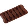 Hot Chocolate Spoon Mold - Silicone Shaped Mold for Hot Cocoa, Coffee & Butterscotch - Handmade Chocolate Stirring Spoons