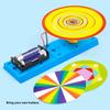 Expérience Scientifique Bricolage Roue Chromatique de Newton Persistance Visuelle Kit Scientifique Pour l'Éducation et les Enfants