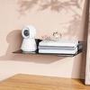 Metal Wall Mounted Shelf for Projectors and Camera, No Drill, Angle and Height Adjustable