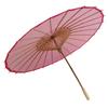 Smiti Japanese Paper Solid 9 84cm Rose Red Parasol, Color, Colors, Diameter,