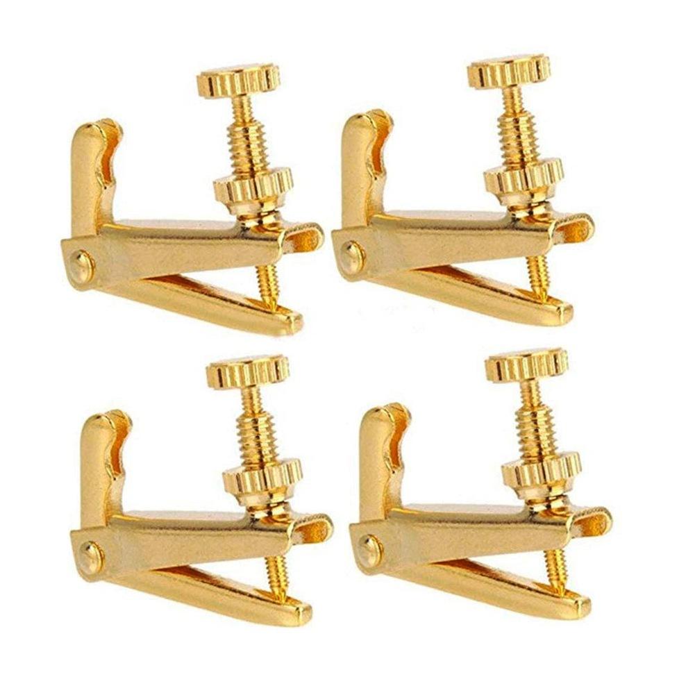 Pack of 4 3/4-4/4 Violin Strings Trimmer Violin Fine Tuner