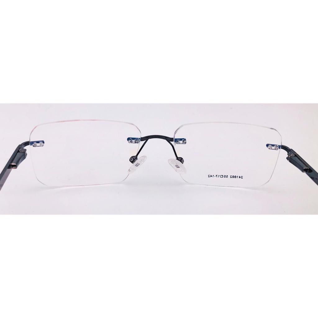 RSINC Unisex Randlose Metallfassung Mode Optische Waffenschwarz Tom 55-17-142 IB-12 B0DJT3WN4G