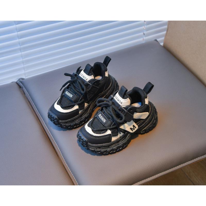 Casual & Trendy Girls  Sneakers, Bestseller Chunky Dad Shoes, Autumn New Arrivals Children s Running Shoes for Older Kids. 22 чёрный
