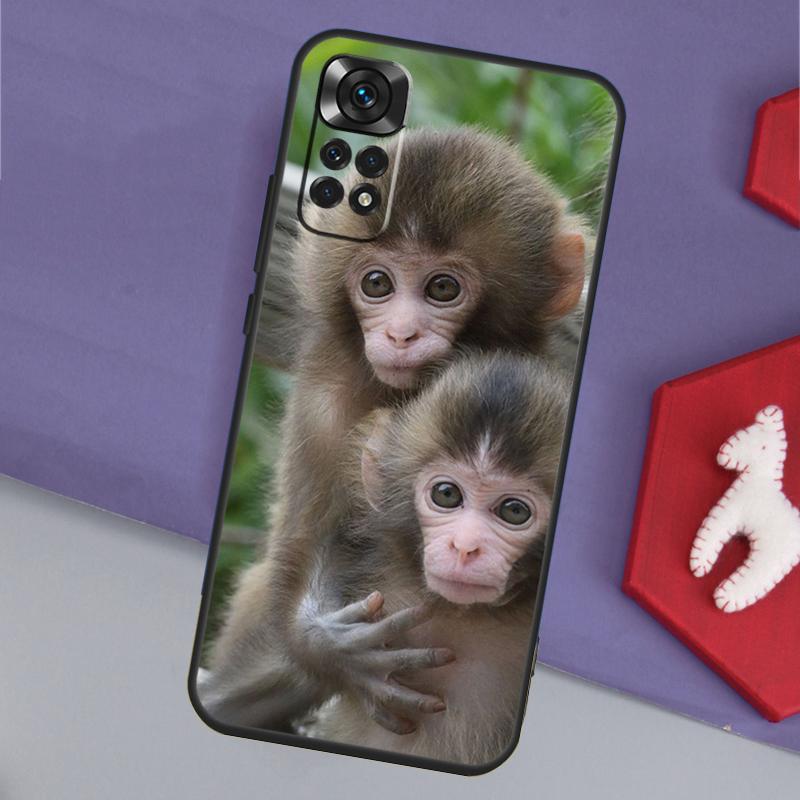 

Cute Baby Monkey Animal Funda For Xiaomi Redmi Note 14 Pro 13 12 11 9 10 9S 10S 11S 12S Redmi 14C 10C 12C 13C Case Redmi Note 10 Pro