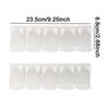 2PCS Spice Bottle Rack Kitchen Storage Rack Wall Mount Jars Holder Tools Plastic Clip Jar Rack Cabinet Door Hooks with Base