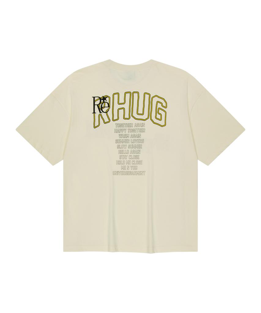 Yunibeoseugameonteu Happy Family Crop T-Shirt_Ivory