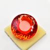Lab Created 215.1 Ct Orange Topaz Round Cut Flawless Loose Gemstone For Gifting