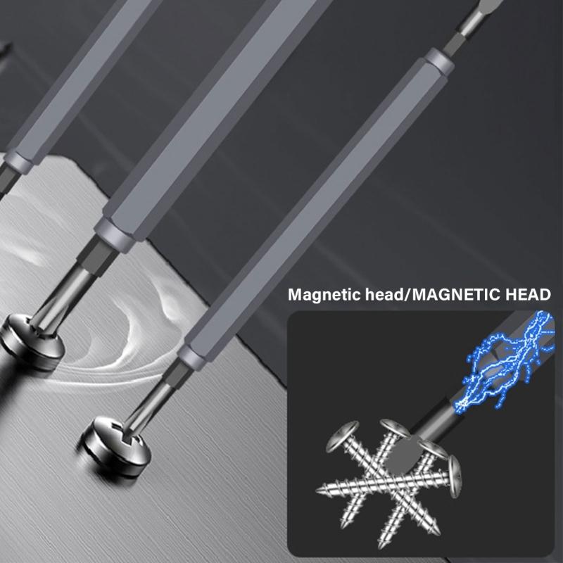2 in 1 Voltage Tester Current Detector Screwdriver High Torque Magnetic Bit Nonslip Handle for Home and Professional Use
