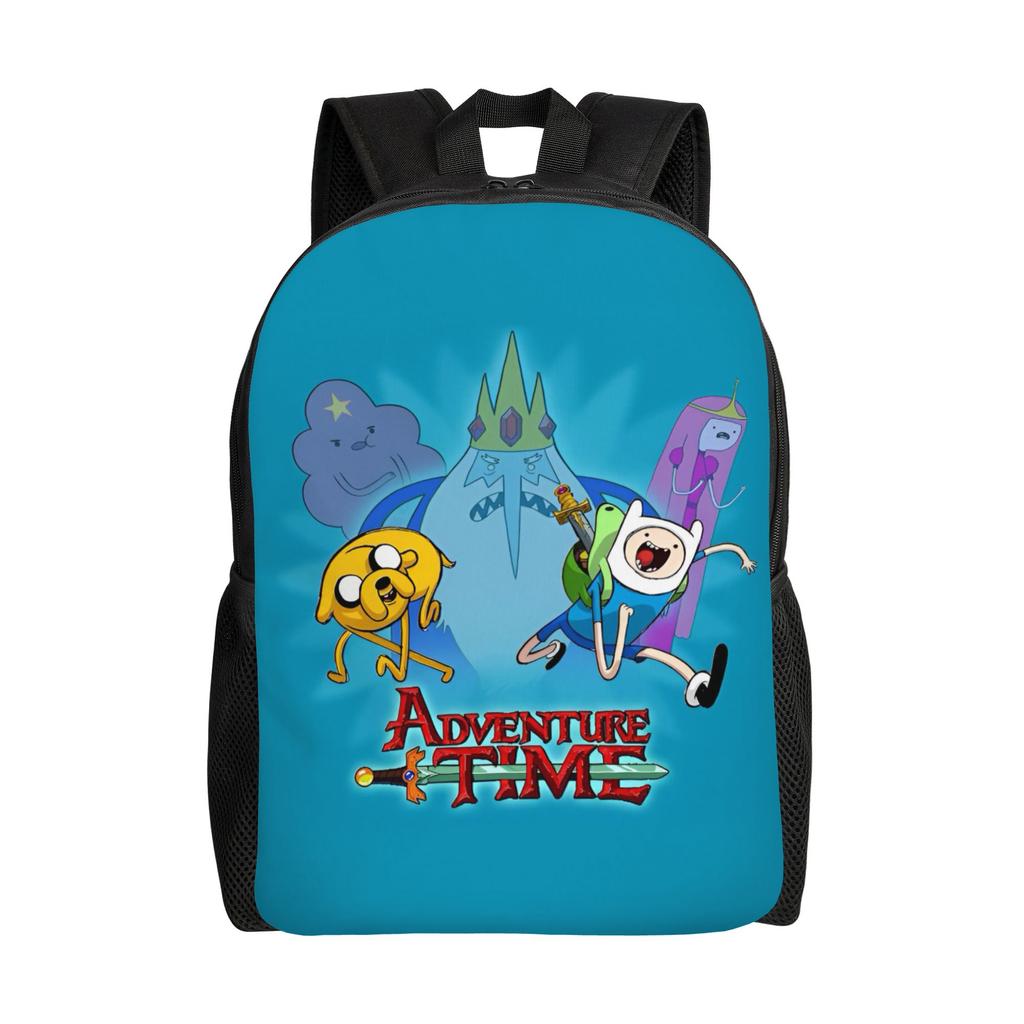 Adventures Anime Times Backpack for Women Men School College Students Bookbag Fits 15 Inch Laptop Cartoon Bags