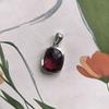 Silver Pendant with Nano Garnet (60002302)