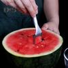 Fruit Fork Anti-rust Non-slip BPA Free Mirror Polished Easy To Clean Slicer Stainless Steel Comfortable Grip Watermelon Fork Kitchen Gadget