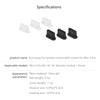 3pcs Silicone Dust Plug Type-c Interface Dust Cover Compatible For Dji Mini 3 Pro Remote Control