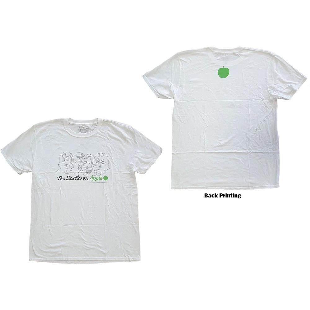 White The Beatles On Apple Licensed T-Shirt Men s S