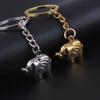3D Metal Elephant Anime Keychain - Personalized Pendant & Small Gift with Laser Engraving Option