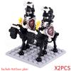 MOC Medieval Skeleton Centaurs Knights Mini Action Figures Ringwraith Building Blocks Roman Horse Soldier Bricks Kids Toys Gifts