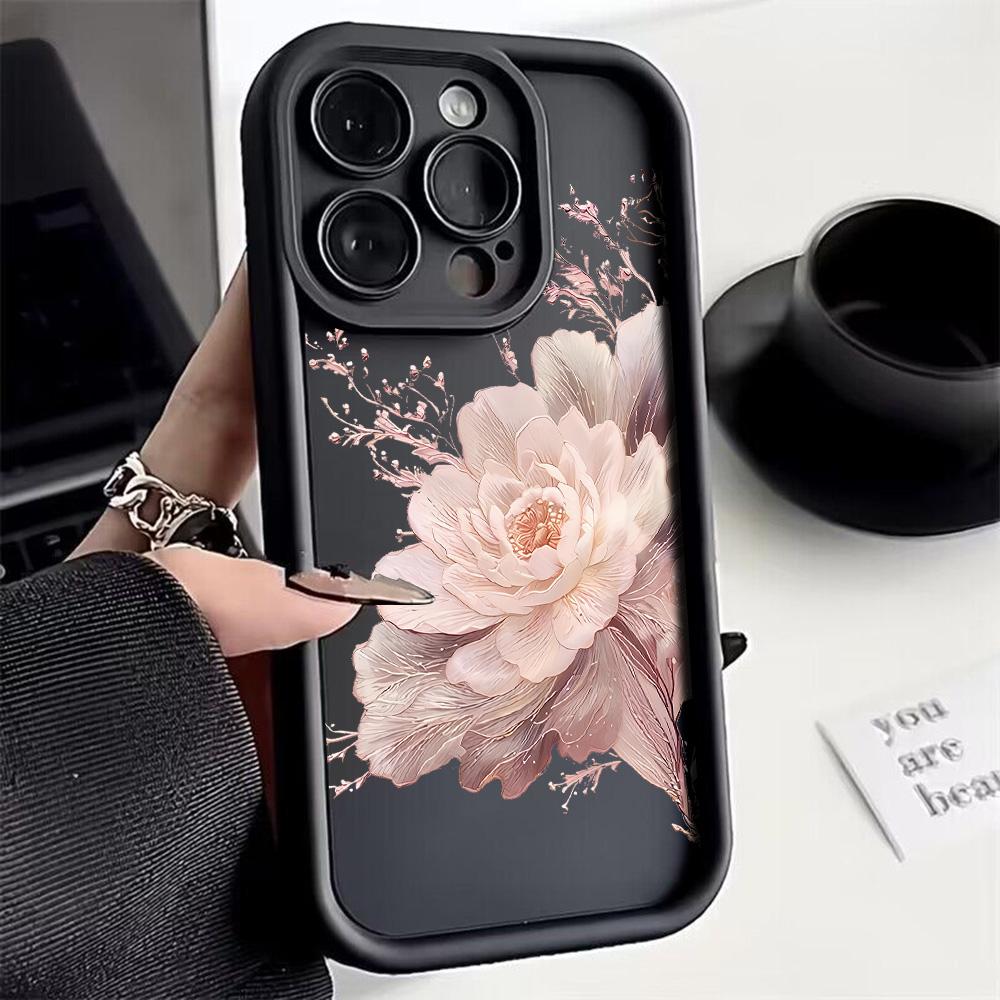 Beautiful Flower Fashion Phone Case for Samsung S25 S24 S23 S22 S21 S20 Note 20 FE Plus Ultra 4G 5G Soft Silicone TPU Cover