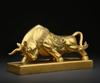High Quality Fortune Copper Bull Settlement Turn On Living Room Office Decor Desk Crafts