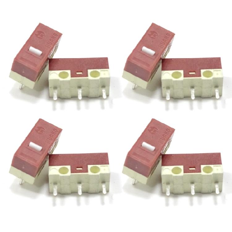 8-teiliges Set Maus Mikroschalter Mikro Stummschalttaste HUANO Stiller Mausschalter