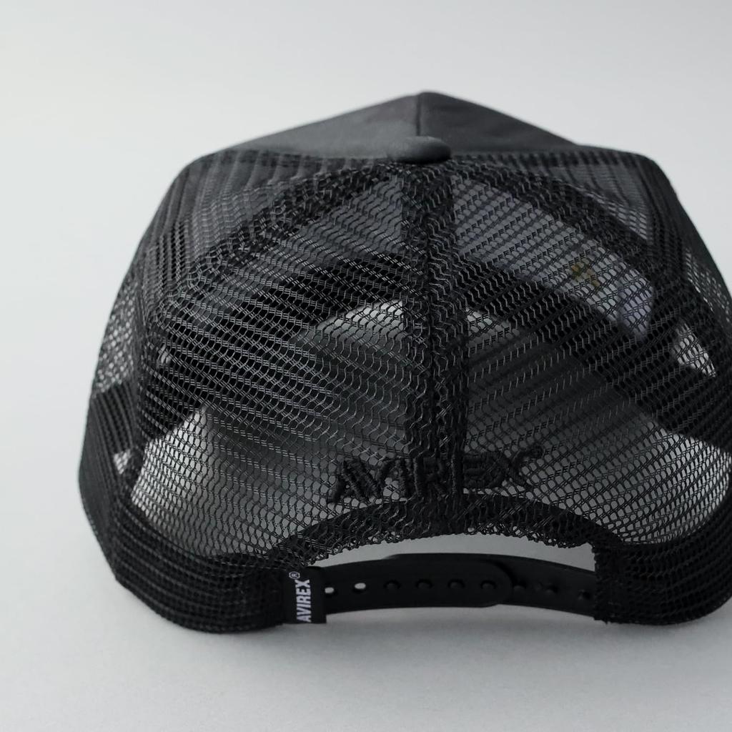 AVIREX NUMBERING Mesh Cap XL LL Black Camo